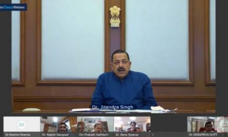 Center-state co-ordination needed to identify scientific talents and start-ups for working towards Atmanirbhar Bharat: Dr. Jitendra Singh