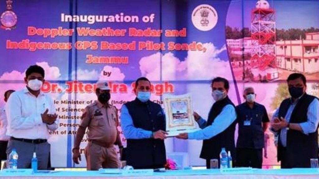 Dr. Jitendra Singh inaugurates Doppler Weather Radar and Indigenous GPS based Pilot Sonde at IMD, Jammu