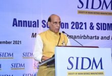 Public-private partnership can bring Defence Production Revolution: Raksha Mantri Shri Rajnath Singh at SIDM Annual meeting