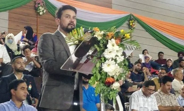 Rs 200 Cr. allotted for Development of sports infrastructure on the modern pattern in U.T of J and K: Shri Anurag Thakur