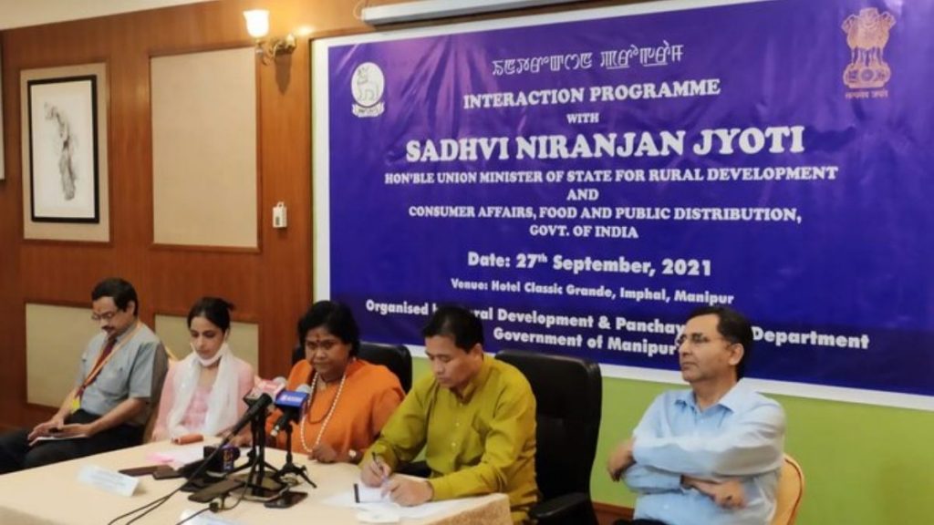 Sea of changes in developmental front in NE under PM Narendra Modi: Union MoS Ms. Sadhvi Niranjan Jyoti