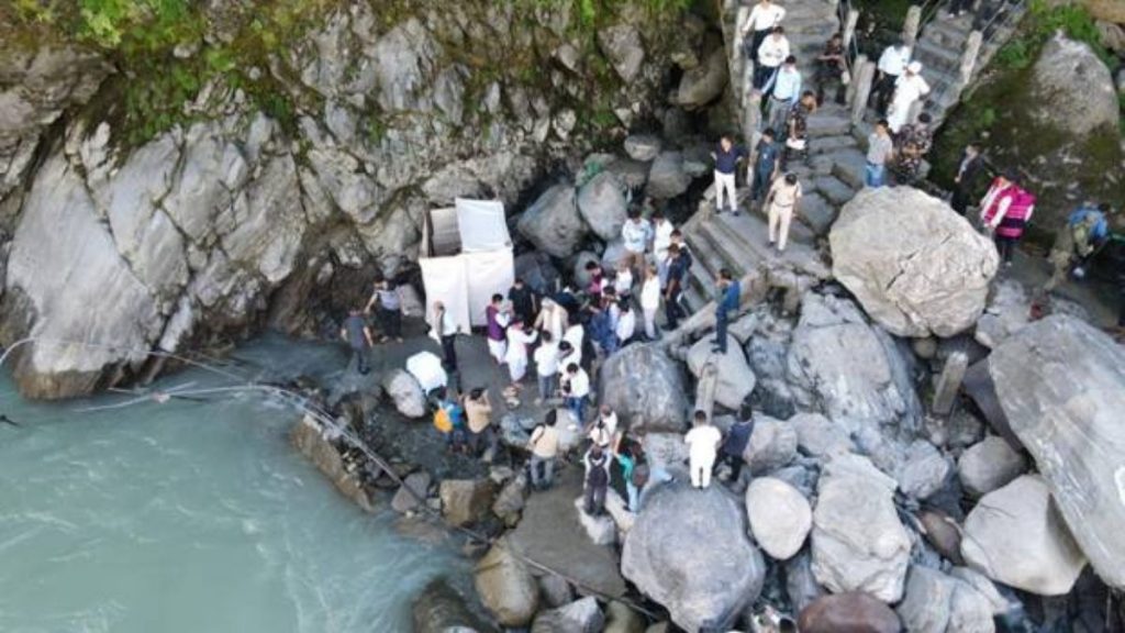 Shri G. Kishan Reddy lays the foundation stone for the development of Parshuram Kund in Arunachal Pradesh