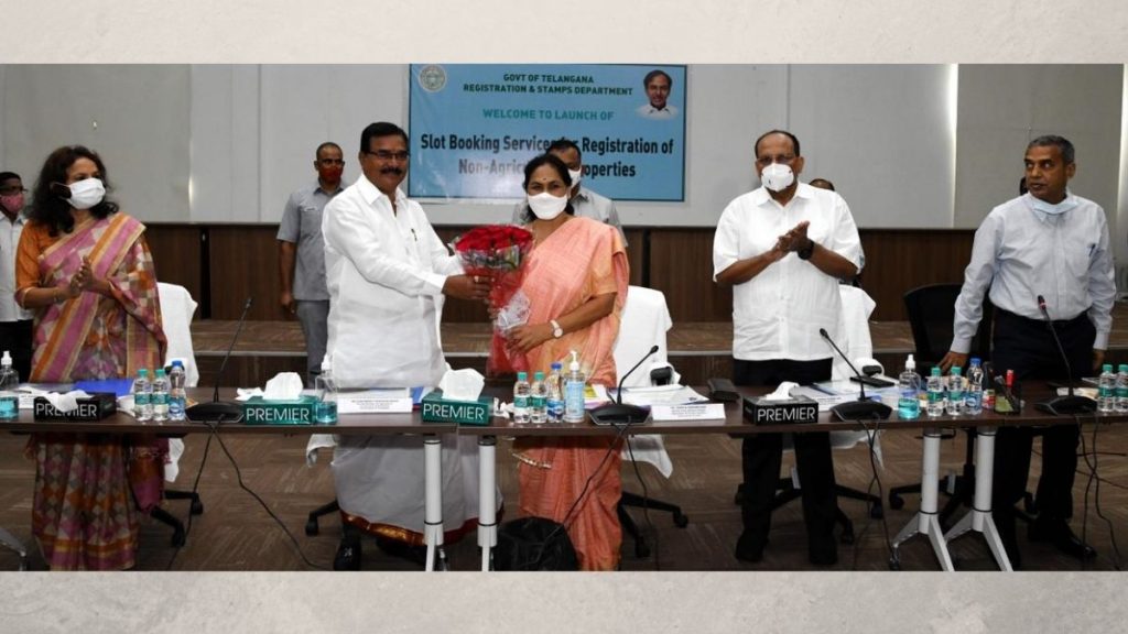 UNION MINISTER MS.SHOBHA KARANDLAJE REVIEWSIMPLEMENATION OF CENTRAL SCHEMES IN AGRICULTURE IN THE STATE of TELANGANA