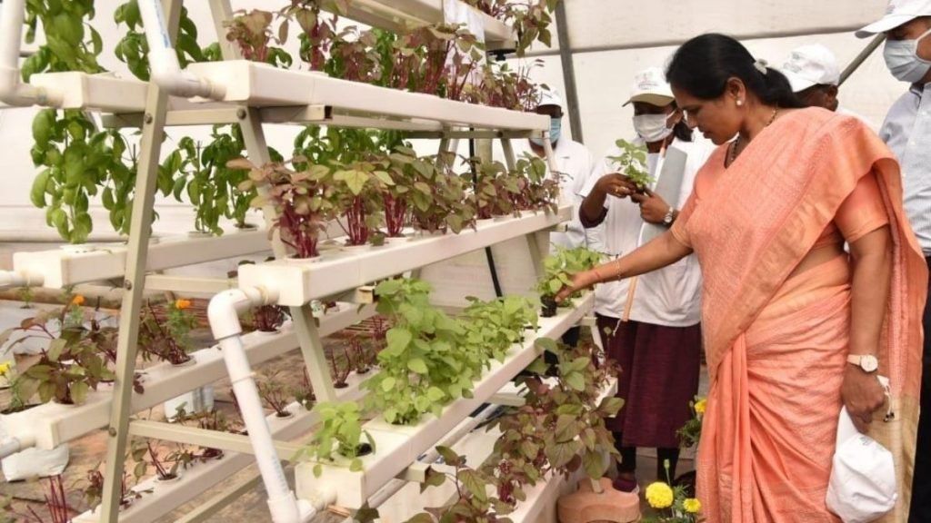 UNION MINISTER MS.SHOBHA KARANDLAJE REVIEWSIMPLEMENATION OF CENTRAL SCHEMES IN AGRICULTURE IN THE STATE of TELANGANA