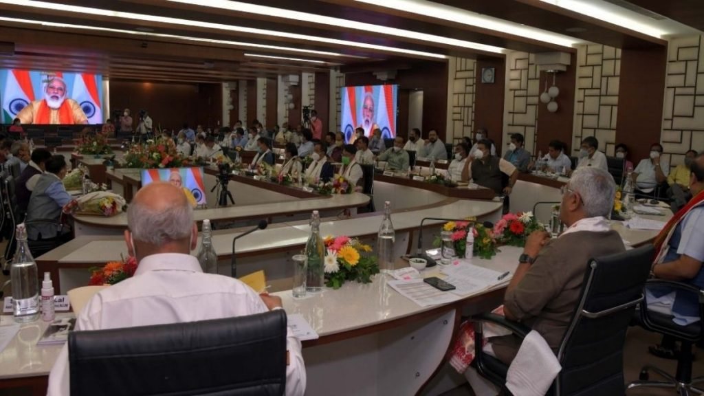 Union Minister of Jal Shakti Chairs Conference Of PHED Ministers Of North-Eastern States on Jal Jeevan Mission