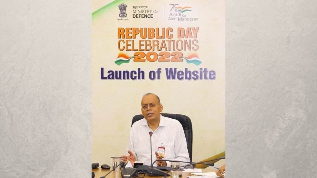 Defence Secretary Dr Ajay Kumar launches website for Republic Day Celebrations - 2022