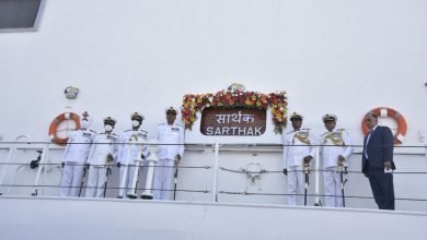 Photo of Indian Coast Guard Ship ‘Sarthak’ dedicated to the Nation