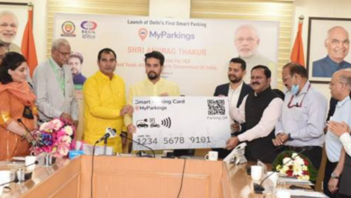 Photo of Shri Anurag Thakur launches MyParkings app