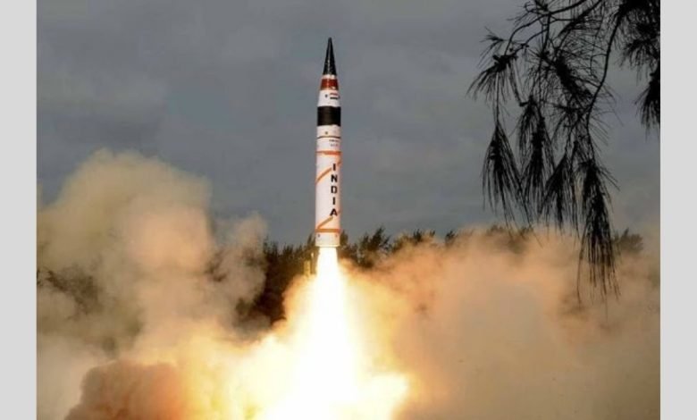 Surface to Surface Ballistic Missile, Agni-5, successfully launched from APJ Abdul Kalam Island