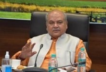 Union Minister Shri Narendra Singh Tomar inspects and reviews cleanliness at Krishi Bhawan, New Delhi