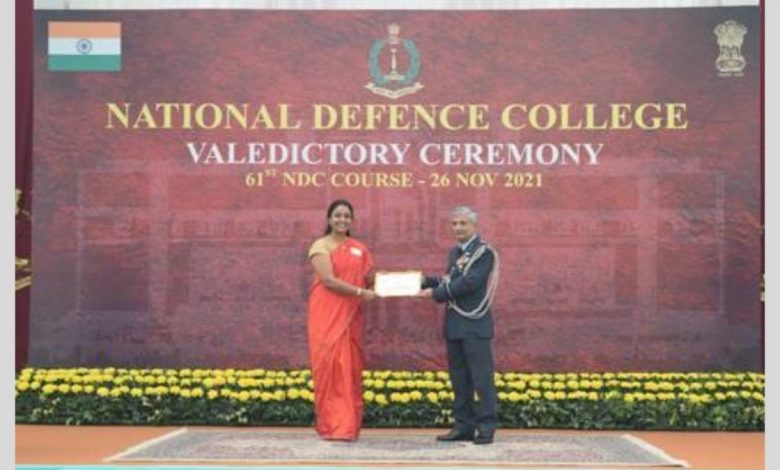 106 officers awarded parchments for successfully completing the 61st NDC course