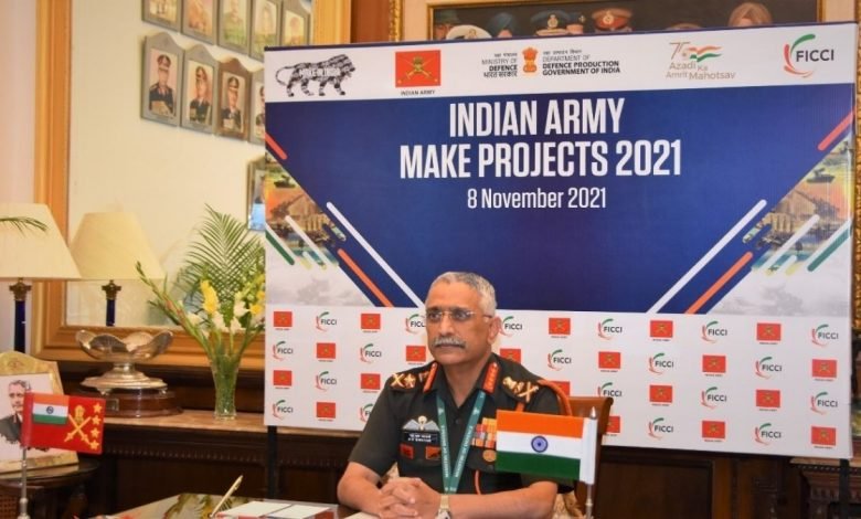 INDIAN ARMY ORGANISES A WEBINAR ON INDIAN ARMY MAKE PROJECTS 2021