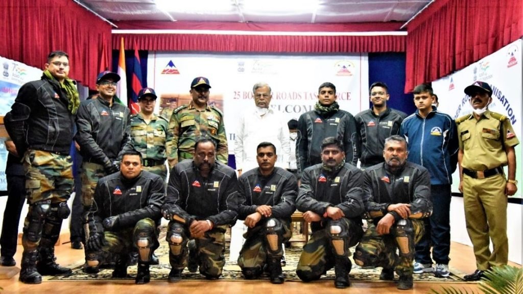 India@75 BRO Motorcycle Expedition Completes 10,000 Kms