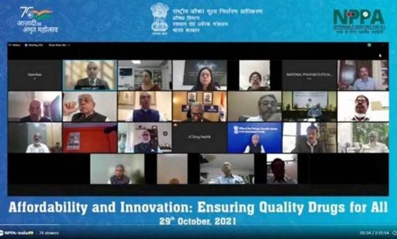 Prof. K. Vijay Raghavan chaired the Webinar on “Affordability and Innovation: Ensuring Quality Drugs for All”
