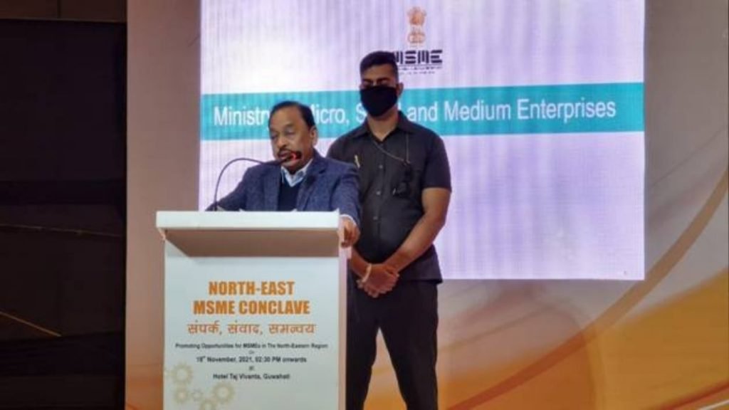 Shri Narayan Rane emphasizes the important role of the MSME sector in job creation and expanding manufacturing base