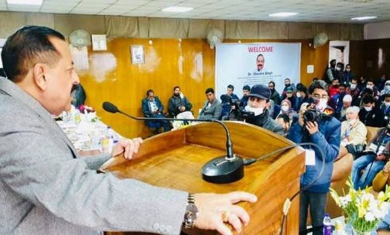Union Minister Dr Jitendra Singh says, for the first time, Modi Government is promoting Agri Start-ups for youth in Jammu and Kashmir