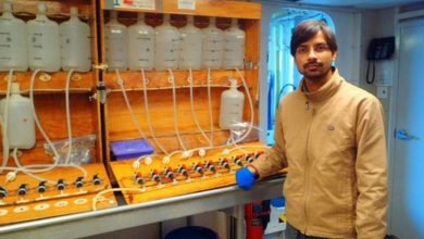 Photo of Swarnajayanti fellow exploring ways of enhancing ocean alkalinity for removing atmospheric carbon dioxide