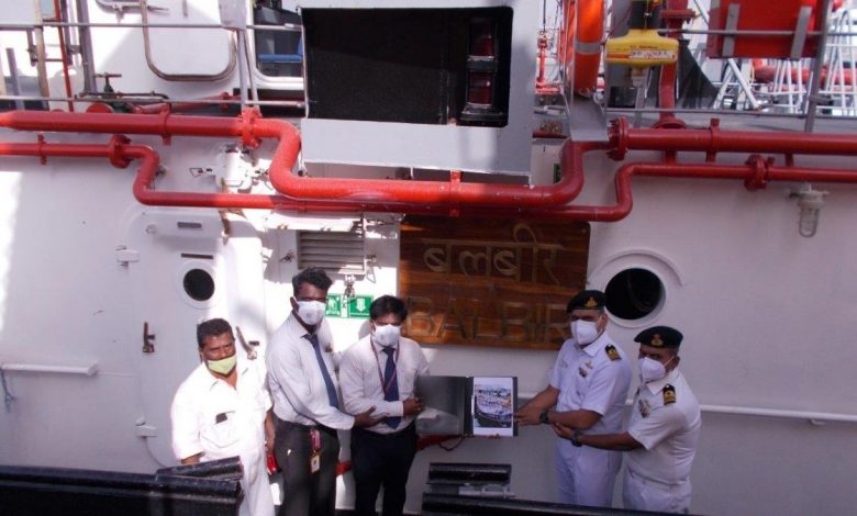 DELIVERY OF 50TON BOLLARD PULL TUG “BALBIR” TO NAVAL DOCKYARD MUMBAI BY M/S HINDUSTAN SHIPYARD LTD