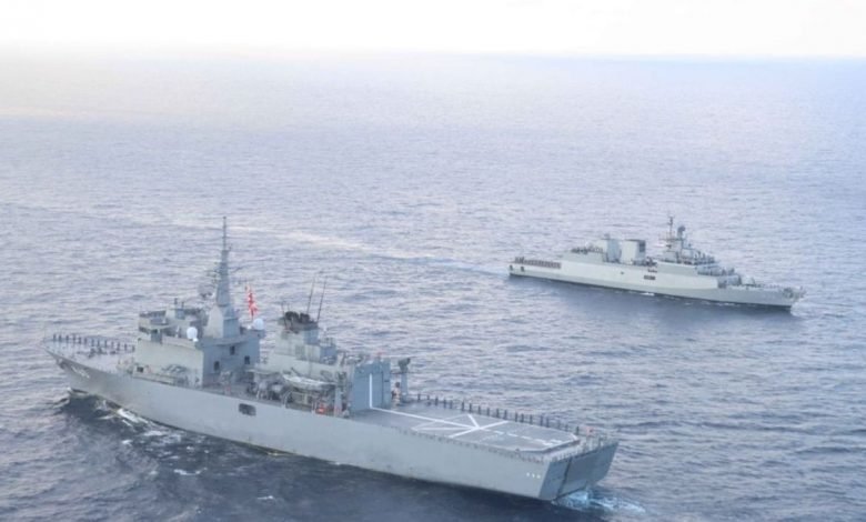 Maritime Partnership Exercise between Ships of Indian Navy and JMSDF