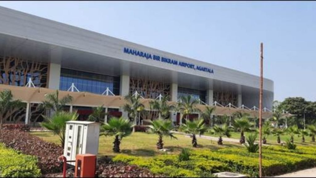 Prime Minister inaugurates newly integrated terminal building of the Maharaja Bir Bikram(MBB) Airport at Agratala