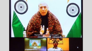 Shri Rajnath Singh virtually interacts with NCC cadets taking part in Republic Day Camp 2022