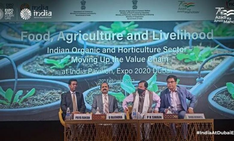 India Showcases Export Potential of Organic and Horticulture Produce at EXPO2020 Dubai