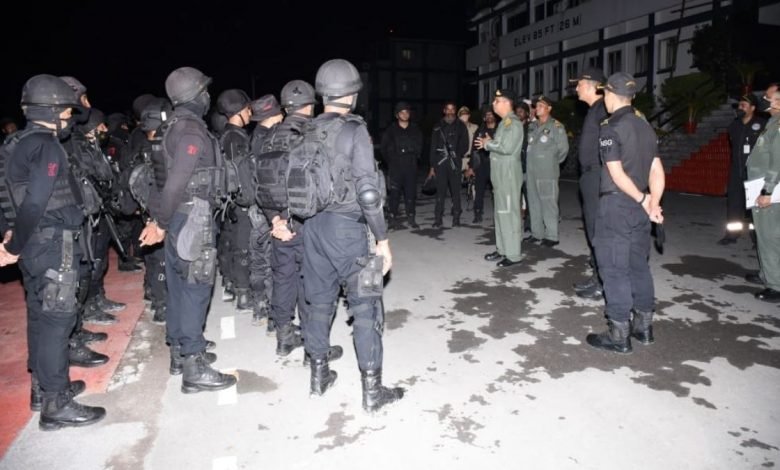 Joint Security Exercise at Port Blair Airfield