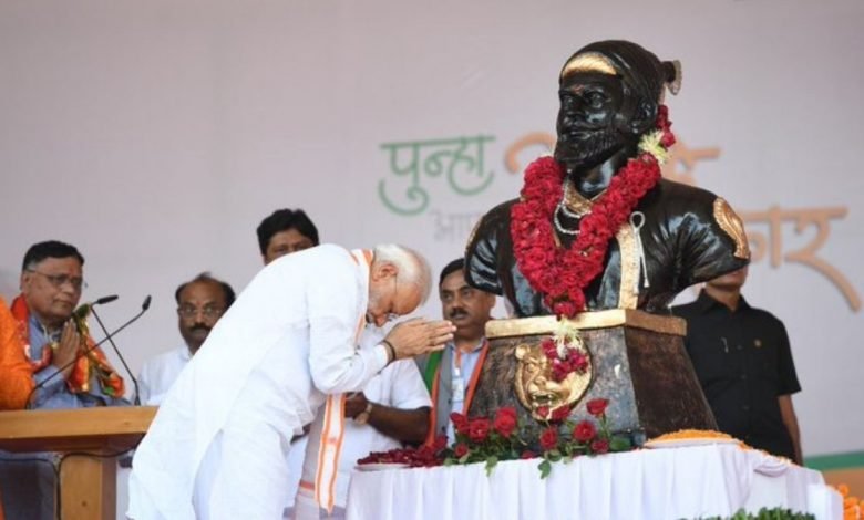 PM bows to Chhatrapati Shivaji Maharaj on his Jayanti