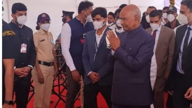 Photo of President of India Visits Dr Babasaheb Ambedkar Memorial at Ambadawe Village in Ratnagiri, Maharashtra