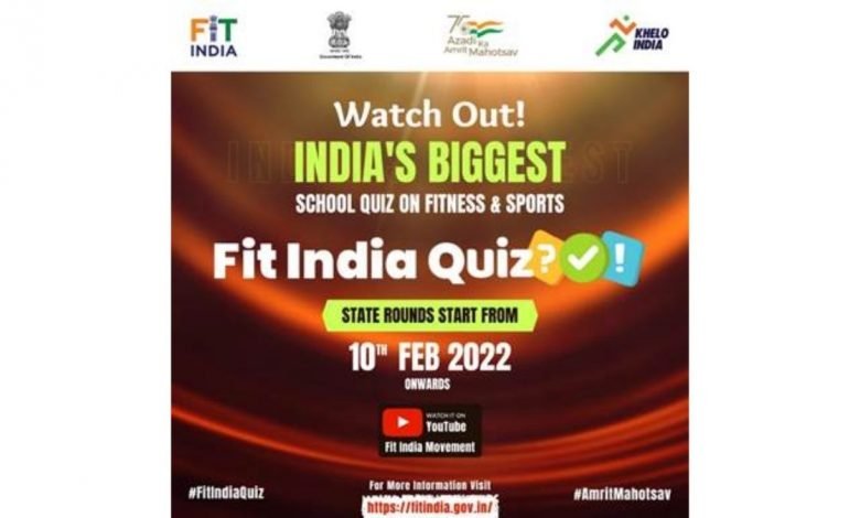 Shri Anurag Thakur, elite athletes cheer up State Round participants of the Fit India Quiz