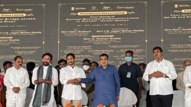 Shri Nitin Gadkari inaugurates and lays the Foundation Stone of 51 National Highway Projects with an investment of Rs. 21,559 Crore in Vijaywada, Andhra Pradesh.