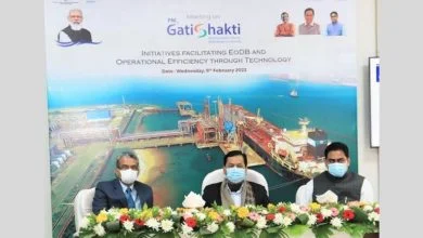 Photo of Shri Sarbananda Sonowal reviews Ease of Doing Business(EoDB) measures and Operational Efficiency Through Technology (OETT) of Major Ports and IWAI under PM Gati Shakti National Plan