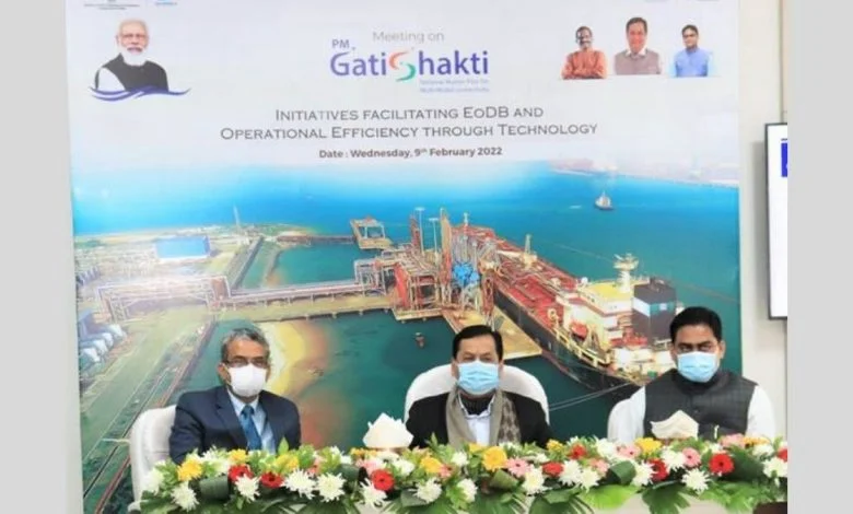 Shri Sarbananda Sonowal reviews EoDB measures and OETT of Major Ports and IWAI under PM Gati Shakti National Plan