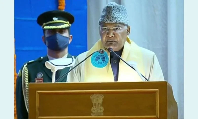 The Tezpur University community should provide innovative solutions to local and national problems: President Kovind
