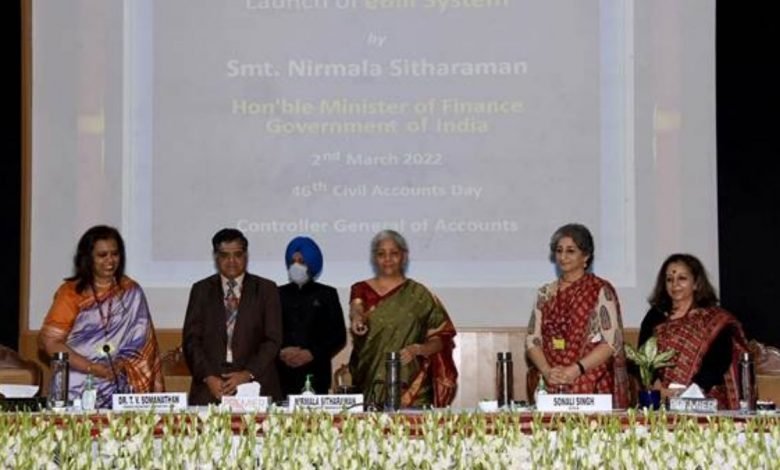 Finance Minister Smt. Nirmala Sitharaman launches e-Bill processing system on 46th Civil Accounts Day