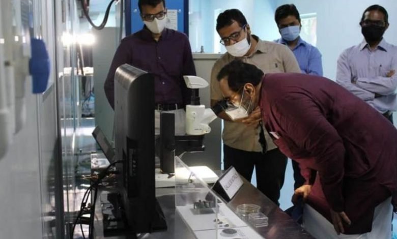 Minister of State Rajeev Chandrasekhar reviews Gallium Nitride Technology centre - GEECI, Bengaluru