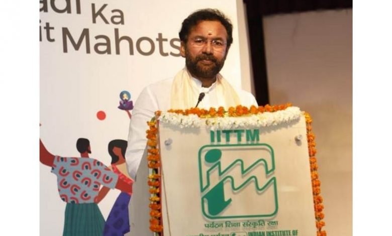 Shri G Kishan Reddy launches the digital platform (E-Marketplace) as part of a digital tourism solution for IITFs / IITGs