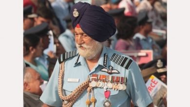 IAF PAYS TRIBUTE TO THE MARSHAL OF AIR FORCE ARJAN SINGH DFC