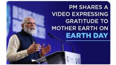 Photo of PM shares a video expressing gratitude to mother earth on Earth Day
