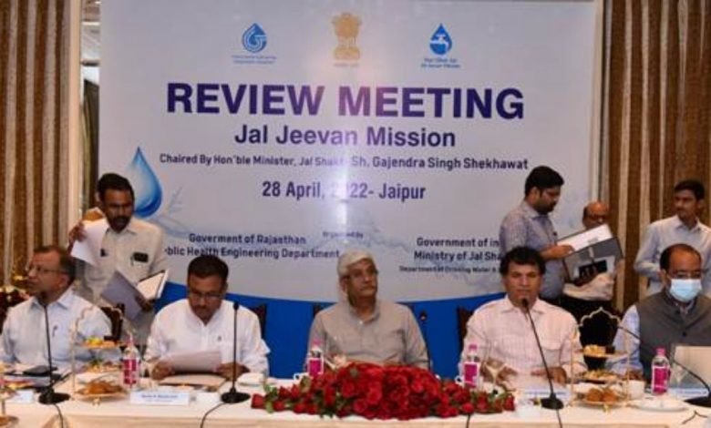 Union Jal Shakti Minister Reviews Implementation of Jal Jeevan Mission in Rajasthan