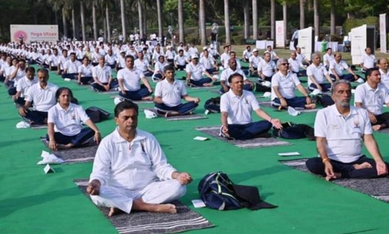 Yoga Utsav was organized ahead of the International Day of Yoga 2022