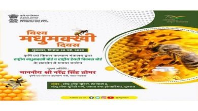 Photo of National Programme to mark World Bee Day to be held in Gujarat on May 20, 2022