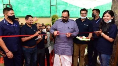 Rajeev Chandrasekhar inaugurates Mega Manufacturing Facility For Hearables, Wearables and IoT Devices At Noida
