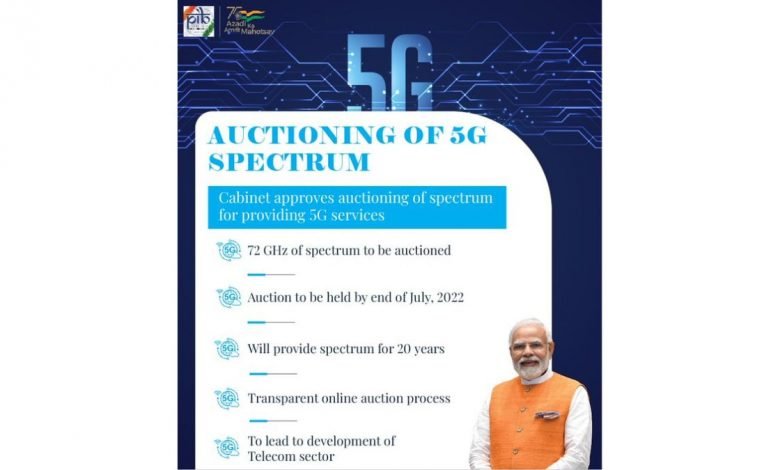 Cabinet approves Auction of IMT/5G Spectrum