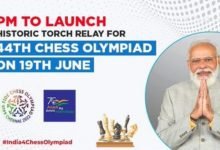 Photo of PM to launch historic torch relay for 44th Chess Olympiad on 19th June