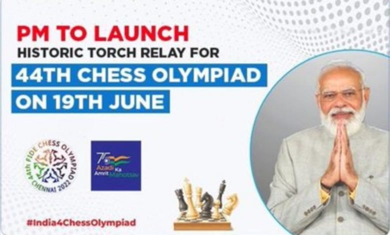 PM to launch historic torch relay for 44th Chess Olympiad on 19th June
