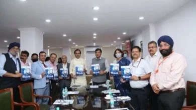 Photo of Union Minister of Chemical and Fertilizers Dr Mansukh Mandaviya chairs a review meeting for the upcoming 12th Edition of India Chem-2022