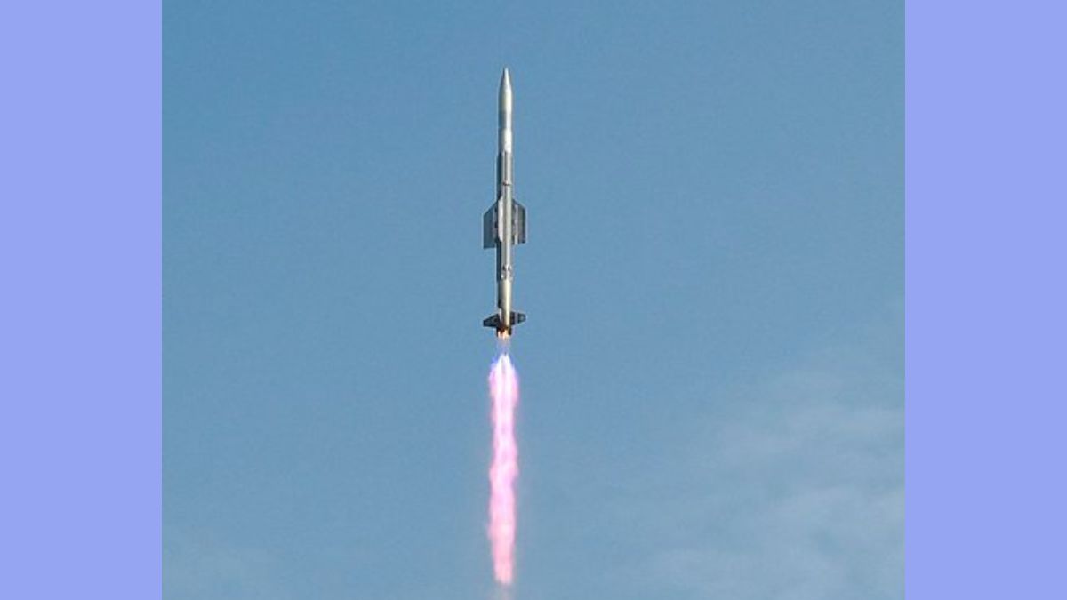 Vertical Launch Short Range Surface To Air Missile Successfully Flight ...