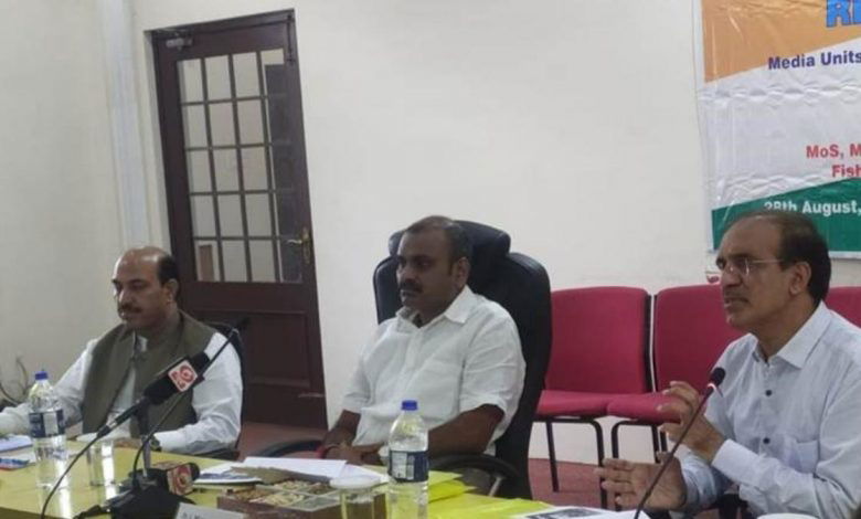 Dr L Murugan holds a review meeting with media units of the Ministry of I and B at Jammu