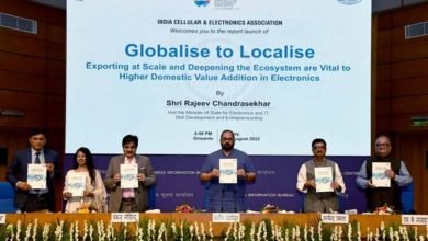 Government is laser-focused on achieving the target of 300 billion USD in electronic production by 2026: MoS Mr Rajeev Chandrasekhar